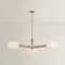 Troy Lighting Mailo 49.75in wide 3 Light Chandelier in Patina Brass F5650-PBR - alternate 2