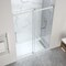 Anzzi 76'' x  57-60'' Sliding Frameless Shower Door in Polished Chrome with Alcove Right Drain Shower Base SD-5902302R-CH - alternate 3