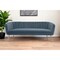 Homeroots 70" Gray Velvet Sofa With Gold Legs 385937 - alternate 3