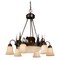 Vaxcel Bozeman 9 Light Bronze Rustic Bear Chandelier CH55706BBZ - alternate 1