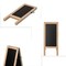 Vintiquewise 15-inch Wooden A-Frame Double-Sided Chalkboard and Menu Board Easel, Medium QI004935.M - alternate 2
