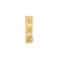 Axor Citterio C Thermostatic Module Trim 15" x 5" for 3 Functions- Cubic Cut in Brushed Gold Optic 49711251 - alternate 1