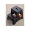 Tricam Step Stool 19.25in H X 15.75in W X 16in D 325 lb. capacity 2 step Plastic Black LLP-2 - alternate 2