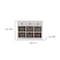 Homeroots Modern Farmhouse Buffet Server With Basket Set 388213 - alternate 5