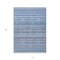 Homeroots 10' X 14' Sky Blue And Navy Blue Striped Washable Indoor Outdoor Area Rug 577810 - alternate 3