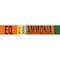 Brady EQ LIQVAP AMMONIA LOW Pipe Marker, 2.25in H x 14in W, Fits Pipes 2.5in Dia. Thru 7.875in Dia. 145853 - alternate 1