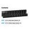 Capri Tools 3/8 in. Drive Shallow/Deep Impact Socket Set, 12-Pt, MM, 30-Pc w/ Purple Billet Aluminum Socket Rail CP53800-30MSDR-PR - alternate 2