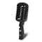 Pyle Pyle Classic Retro Dynamic Vocal Microphone - Vintage Style, Unidirectional Cardioid Mic with XLR PDMICR42BK - alternate 2