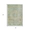 Homeroots 8' X 10' Sage And Copper Medallion Washable Indoor Outdoor Area Rug 615737 - alternate 3