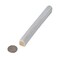 Apollo Tile Light Stone Blue 0.6 in x 6 in Ceramic Glossy Pencil Liner Tile Trim 0.25 sqft/case, 10PK APLCMC88P09A - alternate 3