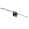 Jonathan Y McKenna 32" Modern Minimalist Dimmable Integrated LED Metal Wall Sconce, Black JYL7040C - alternate 1