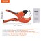 Vevor PVC Pipe Cutter Ratcheting PVC Pipe Cutter 0-2-1/2 in O.D. & Spare SK5 Blade CT-1076 - alternate 3