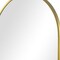 Homeroots 24" Gold Arch Metal Framed Mirror Set 565344 - alternate 2