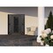 Vdomdoors Aluminum Door Iron 1655 Black Entry Steel Metal Classic Painted 60 x 80 (12+36+12 x 80)-Left Inswin IRON1655EXD-BLK-W12+36+12xH80-LH-I - alternate 2
