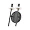 Z-Lite Gaultier Matte Black+Modern Gold 2 Light Wall Sconce 6100-2S-MB - alternate 2