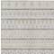 Homeroots 3' X 5' Ivory Beige And Taupe Quatrefoil Washable Indoor Outdoor Area Rug 583228 - alternate 2