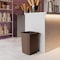 Regal Altair 19 Gallon Square Brown Plastic Trash Can, Space-Saving Design ZR-TC-100-SQ19BR - alternate 3