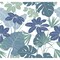 A-Street Prints Medellin Blue Rainforest Floor Wallpaper 4122-72411 - alternate 1