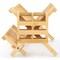 Megachef 2-Tier Collapsible Kitchen Bamboo Drying Dish Rack with Utensil Holder 750122139M - alternate 2