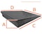 Electriduct Mountable Rubber Threshold Ramp, 2in Rise, Black, 1 Piece CR-RPS-MBR-2.0 - alternate 2