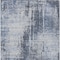 Homeroots 5' X 8' Navy Blue And Sky Blue Abstract Washable Indoor Outdoor Area Rug 587291 - alternate 2