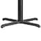 Flash Furniture Restaurant Table X-Base with 3" Dia. Tab, 30 in W, 30 in L, 28 in H, Cast Iron, Iron, Black XU-T3030-GG - alternate 4