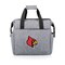 Picnic Time Family Of Brands NCAA Louisville Cardinals On The Go Lunch Bag Cooler - Soft Cooler Lunch Box, Heathered Gray 510-00-105-304-0 - alternate 1