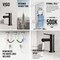 Vigo Jewel Single Handle Single-Hole Bathroom Faucet in Matte Black VG01055MB - alternate 2