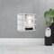 Homeroots 24" White Wood Floating Single Door Bathroom Vanity And Medicine Cabinet With Mirror 543605 - alternate 2