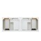 James Martin Vanities Chicago 60" Double Vanity, Glossy White, w/ 3 CM Phantome Eclos Top 503-V60D-GW-3PHT - alternate 2