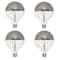 Bulbrite LED Filament, 6 Watt Dimmable G40 Light Bulbs, Half Mirror Finish, E26 Base, 2700K, 500 Lumens, 4PK 862880 - alternate 1
