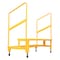 Vestil Adjust Step Stand, 2 Step, Handrail, 48x23, 43.125 Overall Height, Steel, Yellow ASP-48-HR - alternate 4