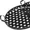 Homeroots Set of Two Black Round Metal Indoor Outdoor Tray With Handles 376053 - alternate 3