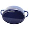 Crock-Pot Crock Pot Artisan 7 Quart Enameled Cast Iron Oval Dutch Oven in Sapphire Blue 69149.02 - alternate 6