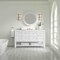 James Martin Vanities Breckenridge 60 in. Single Vanity, Bright White, w/ 3 CM White Zeus Quartz Top 330-V60S-BW-3WZ - alternate 3