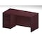 Boss Office Products BOSS 48" Desk with File Ped in Mahogany Finish Group104-M - alternate 1