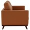 Leisuremod Chester Modern Leather Loveseat with Birch Wood Base, Cognac Tan CS58TN-L - alternate 5