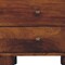 Homeroots 15" Chestnut Solid Wood Square Two Drawer Nightstand 653845 - alternate 2