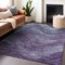 Homeroots 9' X 12' Purple And Gray Abstract Washable Indoor Outdoor Area Rug 618176 - alternate 4