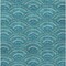 Homeroots 9' X 12' Teal Blue Fern Green And Ivory Geometric Washable Indoor Outdoor Area Rug 615240 - alternate 4
