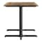 Flash Furniture Commercial 48x30 Natural HPL Tabletop with Black Table Height X Base ST-REC3048-NAT-T2230-GG - alternate 5