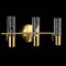 Jonathan Y Bolha 18" 3-Light Minimalist Modern Bubble Acrylic/Iron Integrated LED Vanity Light, Brass Gold JYL7224B - alternate 4