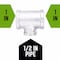 B & K STZ Industries 1 in. FIP X 1 in. D FIP 0.5 in. D FIP Galvanized Malleable Iron Reducing Tee 501877 - alternate 2