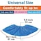Protectx Disposable Shoe Cover, Polypropylene, Blue, Slip Resistant Sole: Yes , Universal SC-PP-35-U-BL-100 - alternate 2