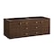 James Martin Vanities Amberly 60" Double Vanity, Mid-Century Walnut, w/ 3 CM Siberian Silestone Top 670-V60D-WLT-3SFR - alternate 2