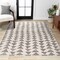 Jonathan Y Aisha Moroccan Triangle Geometric Cream/Gray 9 ft. x 12 ft. Area Rug MOH206B-9 - alternate 1