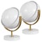 Jonathan Y Orion 12" Modern Contemporary Adjustable Rotating Globe w/Sliding Diffuser Shield LED Table Lam, 2PK JYL6019B-SET2 - alternate 3