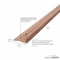 M-D Building Products 2 In. X 72 In. Unfinished Hardwood Carpet Trim w/ Screws 85423 - alternate 3
