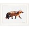 Homeroots Arctic Red Fox 1 White Framed Print Wall Art 405090 - alternate 1