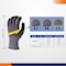 4Dock Micro Foam Nitrile Coated Glove, Gray/Yellow, XL 3 PK WG009-XL - alternate 3